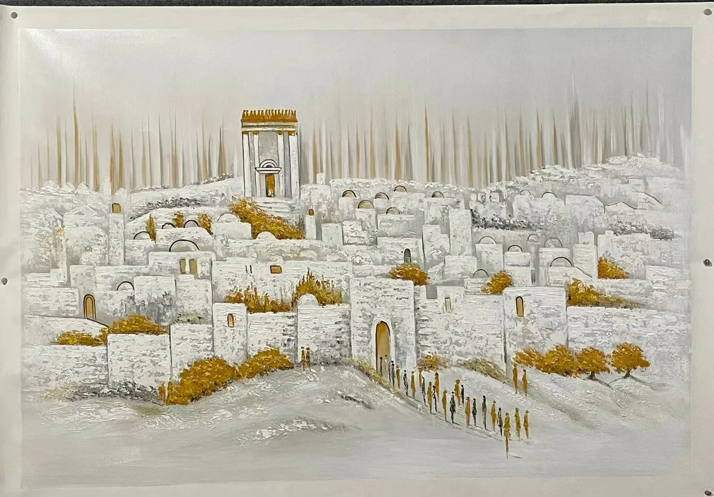 Hand Painted Painting Oil Canvas Waking Landscape Oil Painting For Living Room Wall Art Home Decor Modern Abstract Picture Art