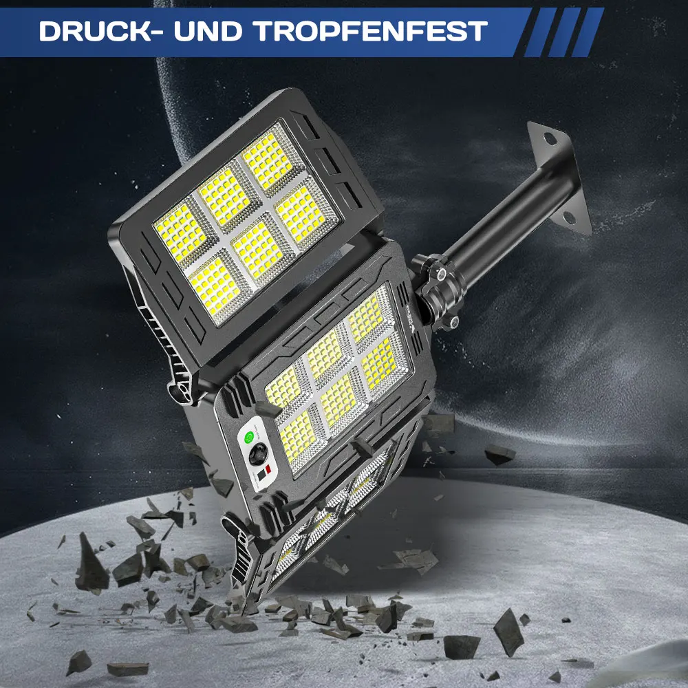 LED Solar Sensor Street Lights Waterproof 3 Light Modes Outdoor Wall Lamp for Garden Yard Balcony Camping Decor