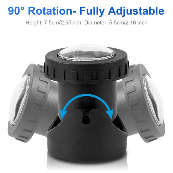 RGB Submersible 1/2/3/4 LED Lights Waterproof IP68 Underwater Fountain Pond Spot Light Dimmable Swimming Pool Landscape Lamp - Image 4