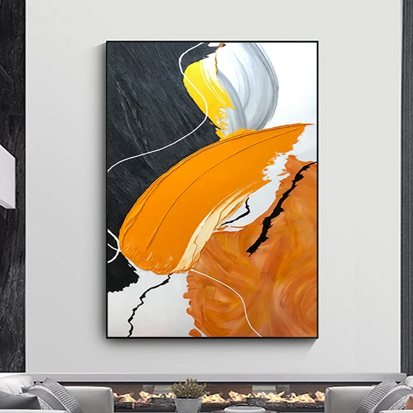 Five Art 100% Handmade Oil Painting Canvas Wall Art Oil Paintings Canvas Abstract Art Home Decoration Wall Pictures No Framed