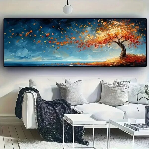 Extra-Large Size Tree of Life Canvas Paintings Abstract Poster Tree Wall Art Modern Home Decor Print Geometric Patterns Decor - Image 4
