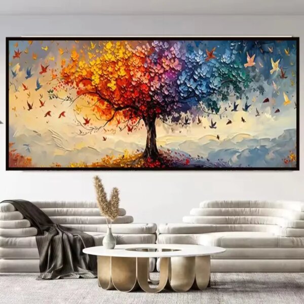 Tree of Life Canvas Printing Large Size Poster Abstract Art Geometric Kitchen Modern Wall Art Prints Decoration for Living Room - Image 3
