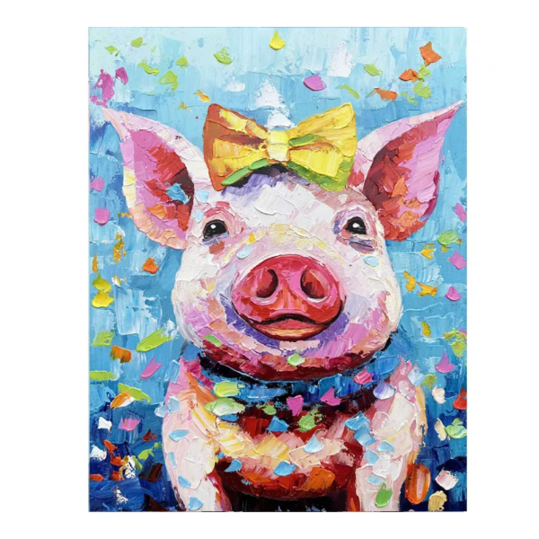 Hand painted oil painting on the canvas gorilla animal decoration wall art living room decoration picture unframed - Image 3