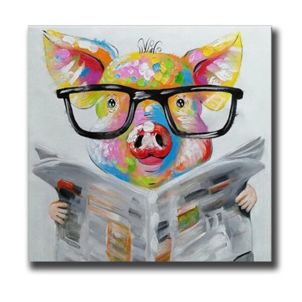 Hand painted oil painting on the canvas gorilla animal decoration wall art living room decoration picture unframed - Image 2