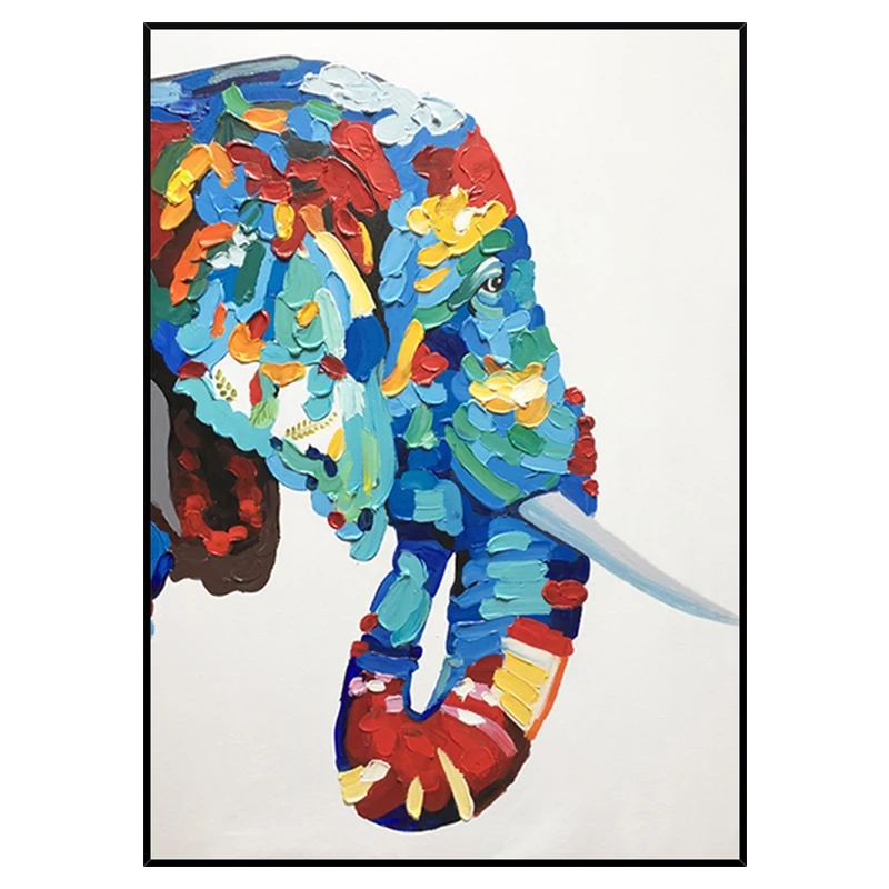 Hand painted oil painting on the canvas gorilla animal decoration wall art living room decoration picture unframed