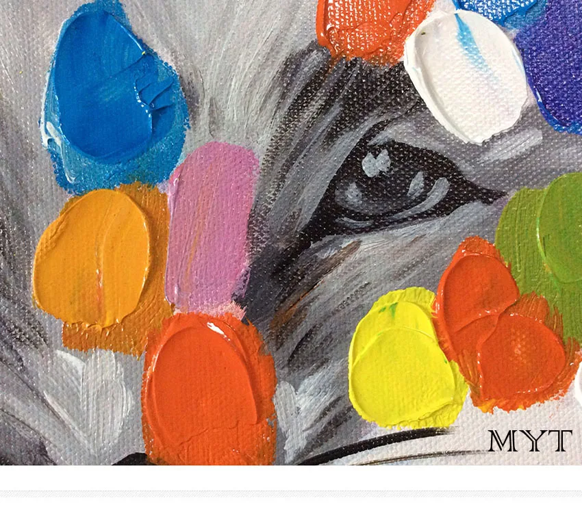 Hand painted oil painting on the canvas gorilla animal decoration wall art living room decoration picture unframed