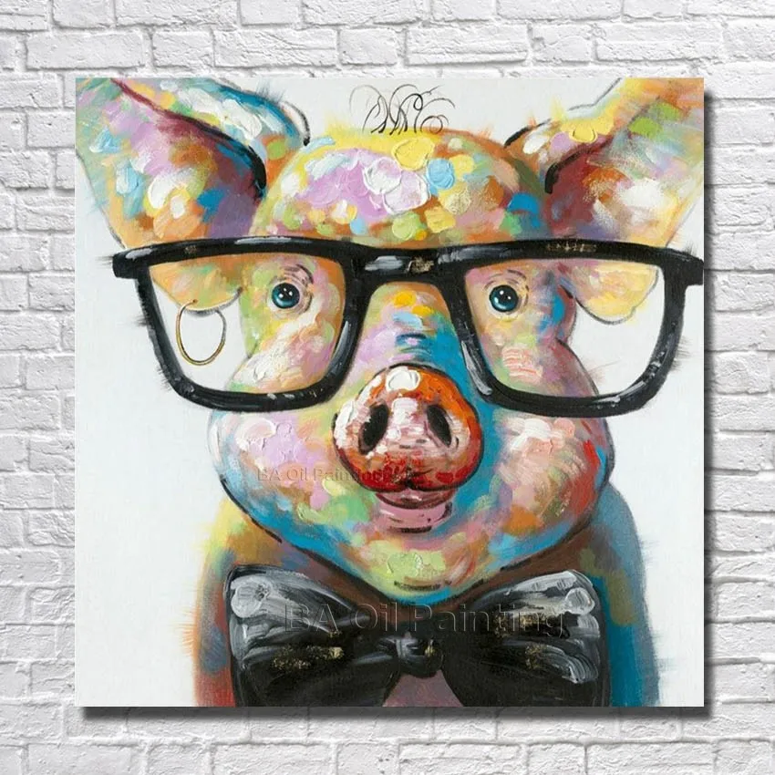 Hand painted oil painting on the canvas gorilla animal decoration wall art living room decoration picture unframed