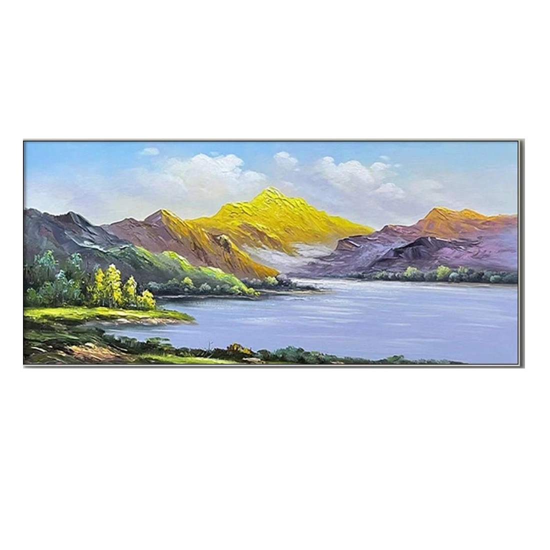 Serene Hillscape Landscape Oil Painting On Canvas Wall Art Nature Mountain Landscape Hand Painted Painting For Your Home Decor Serene Hillscape Landscape Oil Painting On Canvas Wall Art Nature Mountain Landscape Hand Painted Painting For Your Home Decor
